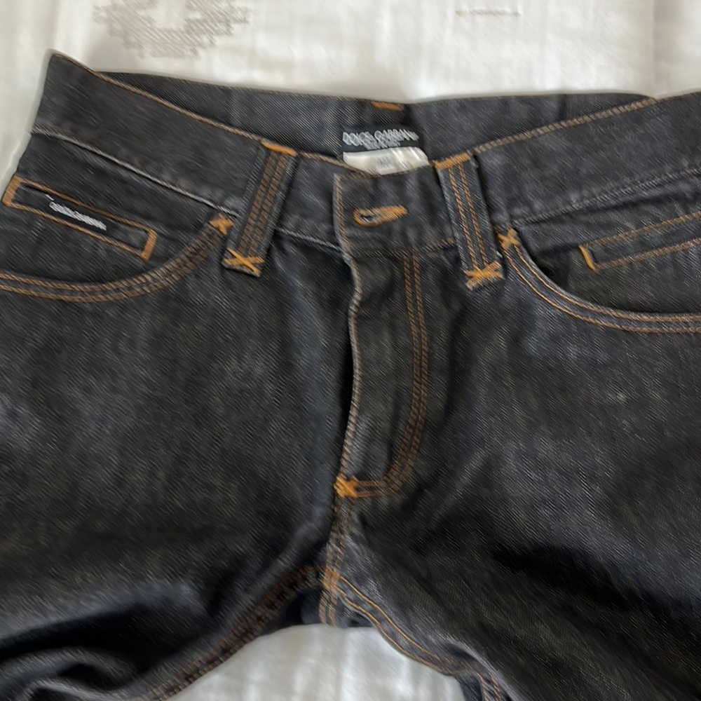 Dolce & Gabbana heavyweight jeans European size 48..black